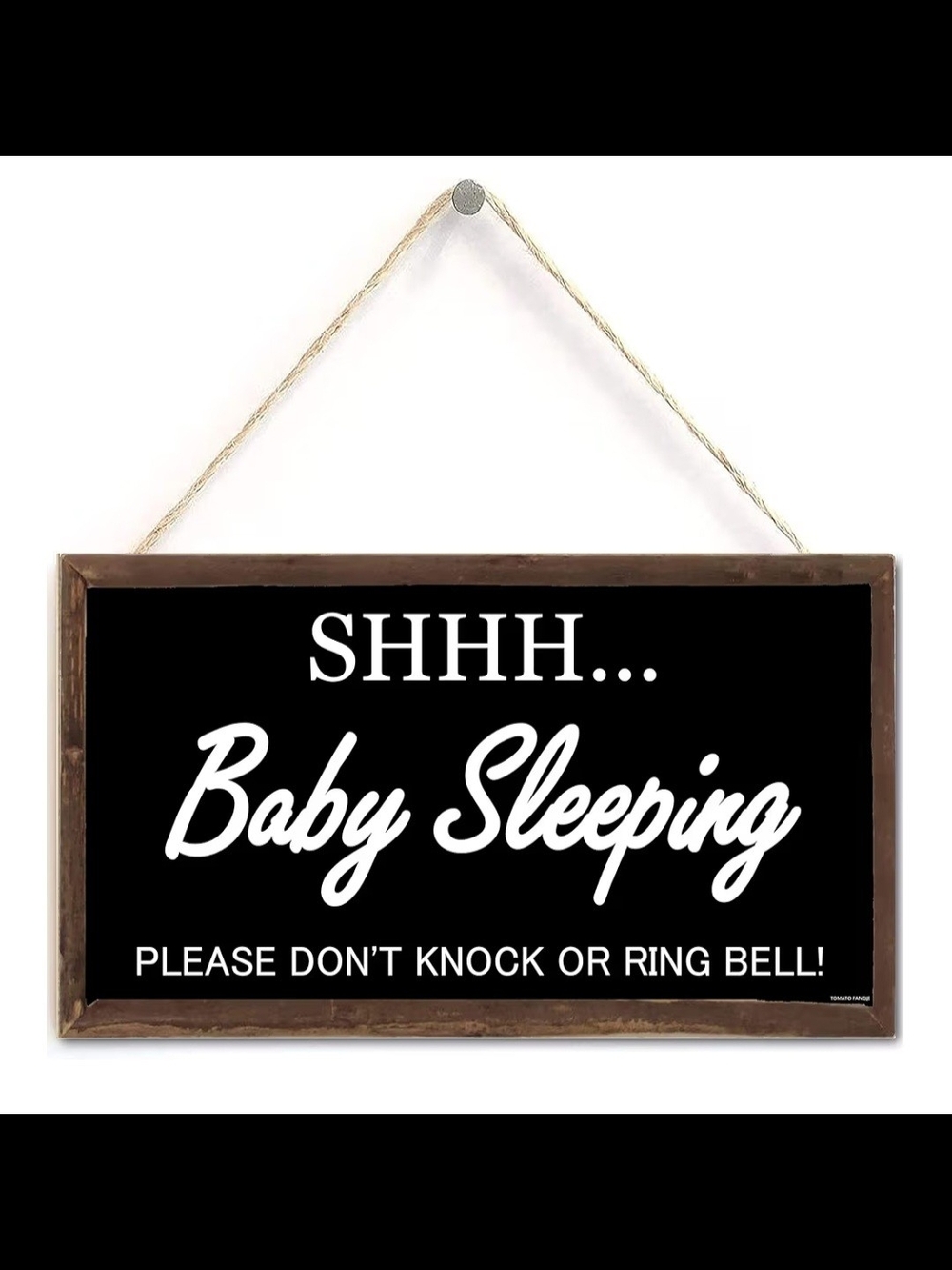 Baby Sleeping Sign Hanging Plaque